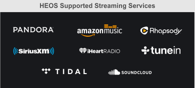 Heos streaming services